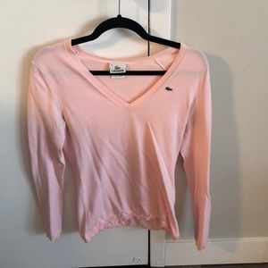 Light pink Lacoste sweater
